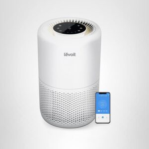 LEVOIT - Purificador de aire para dormitorio del hogar, control inteligente WiFi Alexa, AHAM VERIFIDE, filtro 3 en 1 con modo de sueño HEPA para alérgenos, contaminantes, humo, polvo, núcleo 200S-P