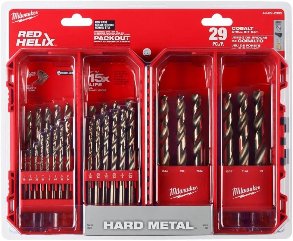 Milwaukee Electric Tools 48-89-2332 - Juego de brocas para hélice, 29 piezas, color rojo - Image 2