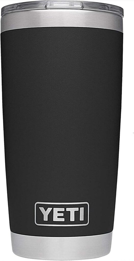 YETI Rambler - Vaso de acero inoxidable con aislamiento al vacío de 20 onzas con tapa MagSlider