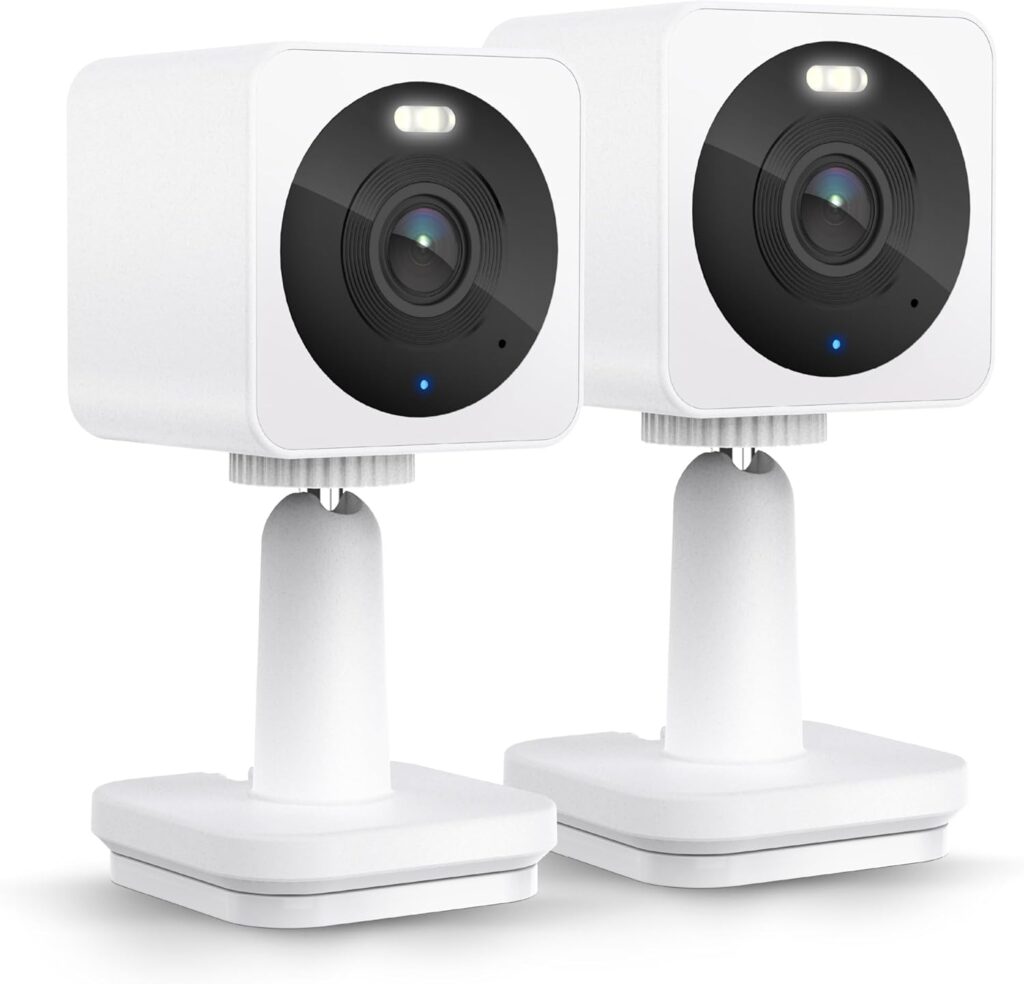WYZE Cam OG interior/exterior 1080p Wi-Fi cámara inteligente de seguridad para el hogar con visión nocturna a color, con cable, detección de movimiento, audio de 2 vías, compatible con Alexa y Google