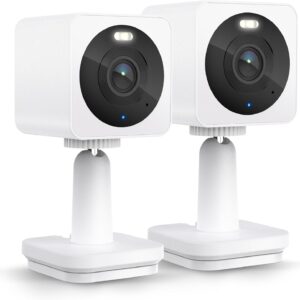 WYZE Cam OG interior/exterior 1080p Wi-Fi cámara inteligente de seguridad para el hogar con visión nocturna a color, con cable, detección de movimiento, audio de 2 vías, compatible con Alexa y Google