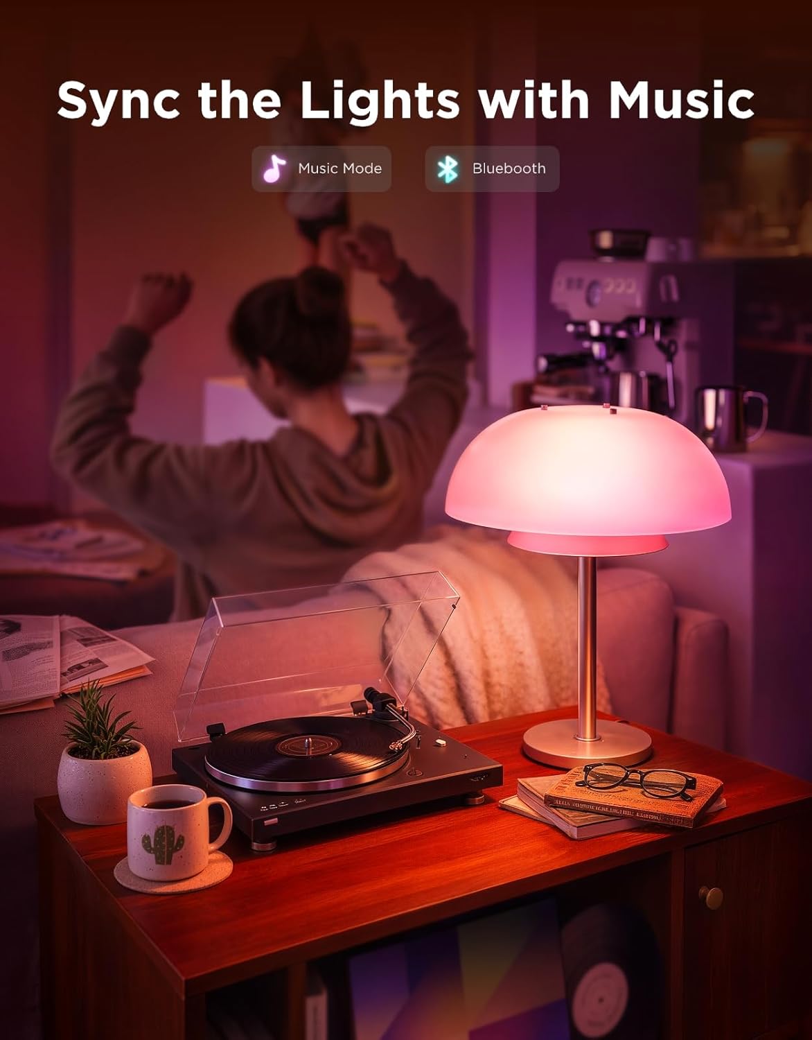 Govee 2 bombillas LED RGBWW inteligentes que cambian de color, 30 escenas dinámicas, sincronización musical, 16 millones de colores, con wifi y Bluetooth, compatibles con Alexa y Google Assistant - Image 4
