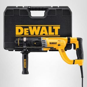DEWALT Taladro de martillo rotatorio SDS, choques de control de vibración, con cable (D25263K)