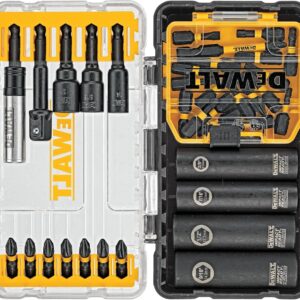 DEWALT Juego de puntas para destornillador, juego de puntas para atornillador de impacto, FlexTorq, 35 piezas (DWA2T35IR)