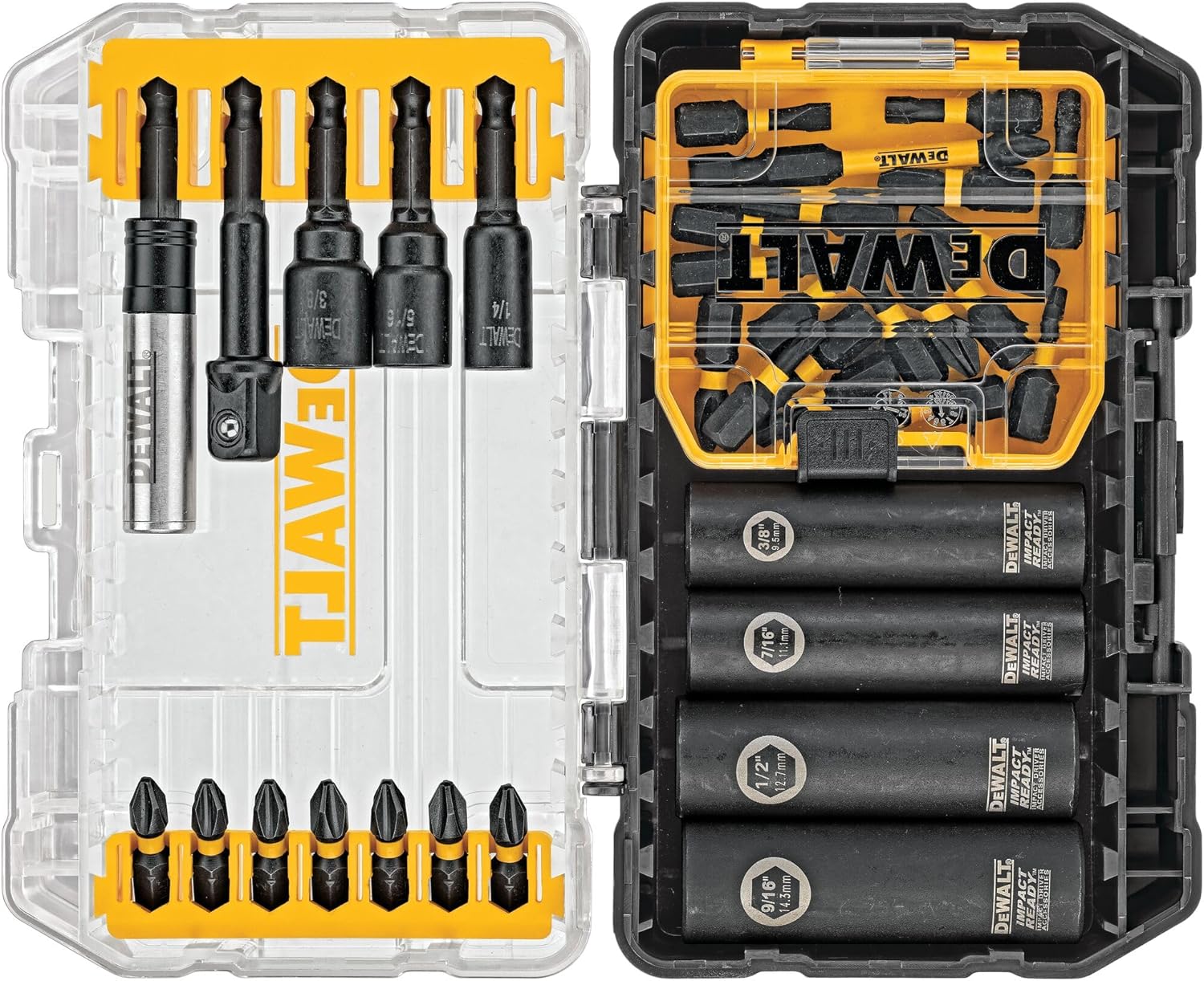 DEWALT Juego de puntas para destornillador, juego de puntas para atornillador de impacto, FlexTorq, 35 piezas (DWA2T35IR)